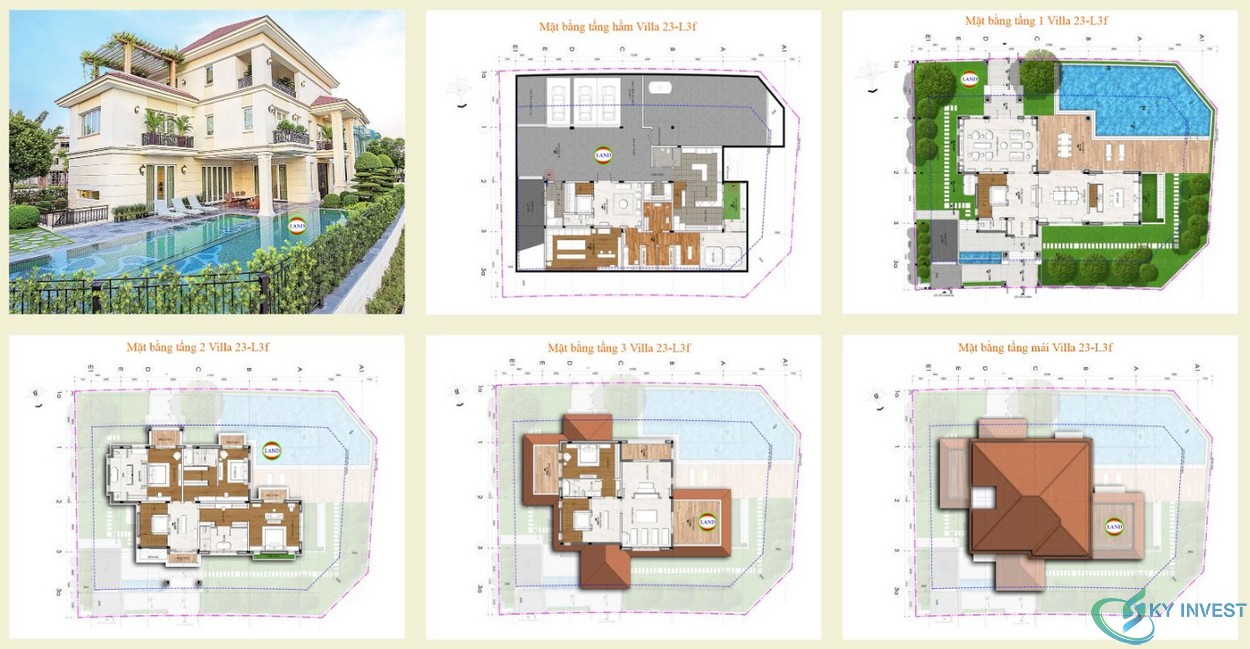 Loại biệt thự tiêu chuẩn L