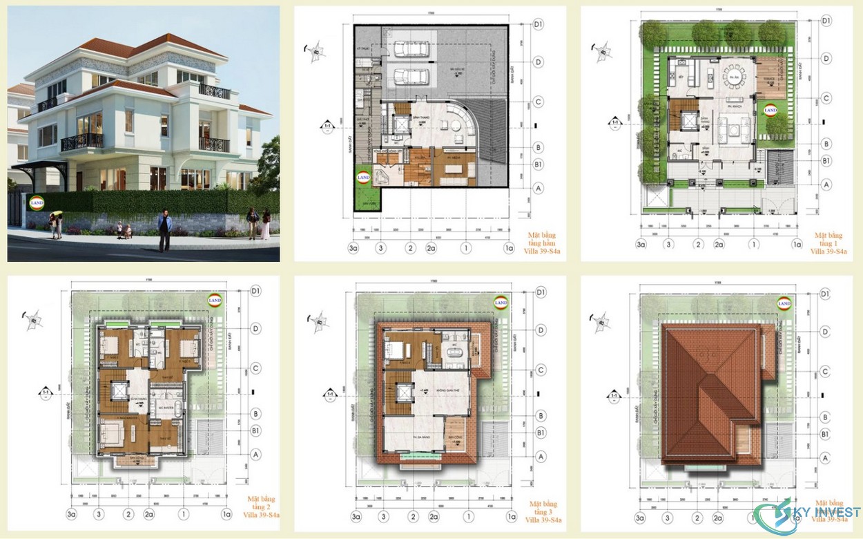 Loại biệt thự tiêu chuẩn S