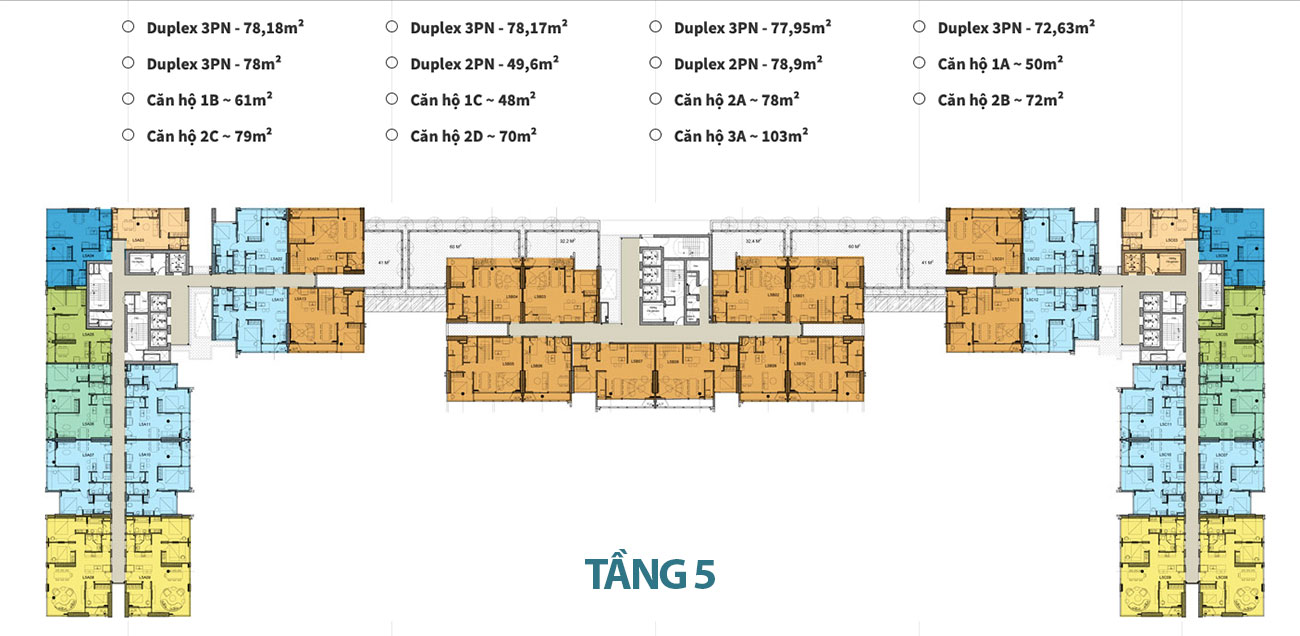 Mặt bằng tầng dự án căn hộ Kingdom 101 Quận 10