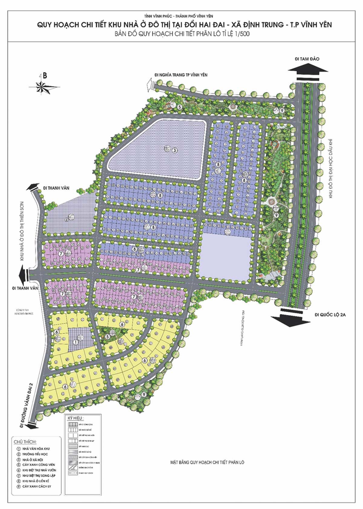 mat bang phan lo du an park hill thanh cong - DỰ ÁN PARK HILL THÀNH CÔNG VĨNH YÊN VĨNH PHÚC