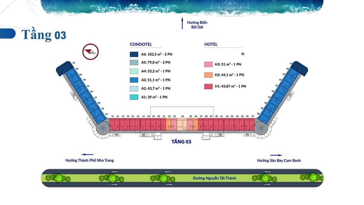 mat bang tang 3 can ho condotel somerset cam ranh - DỰ ÁN CĂN HỘ CAM RANH BAY HOTELS & RESORTS