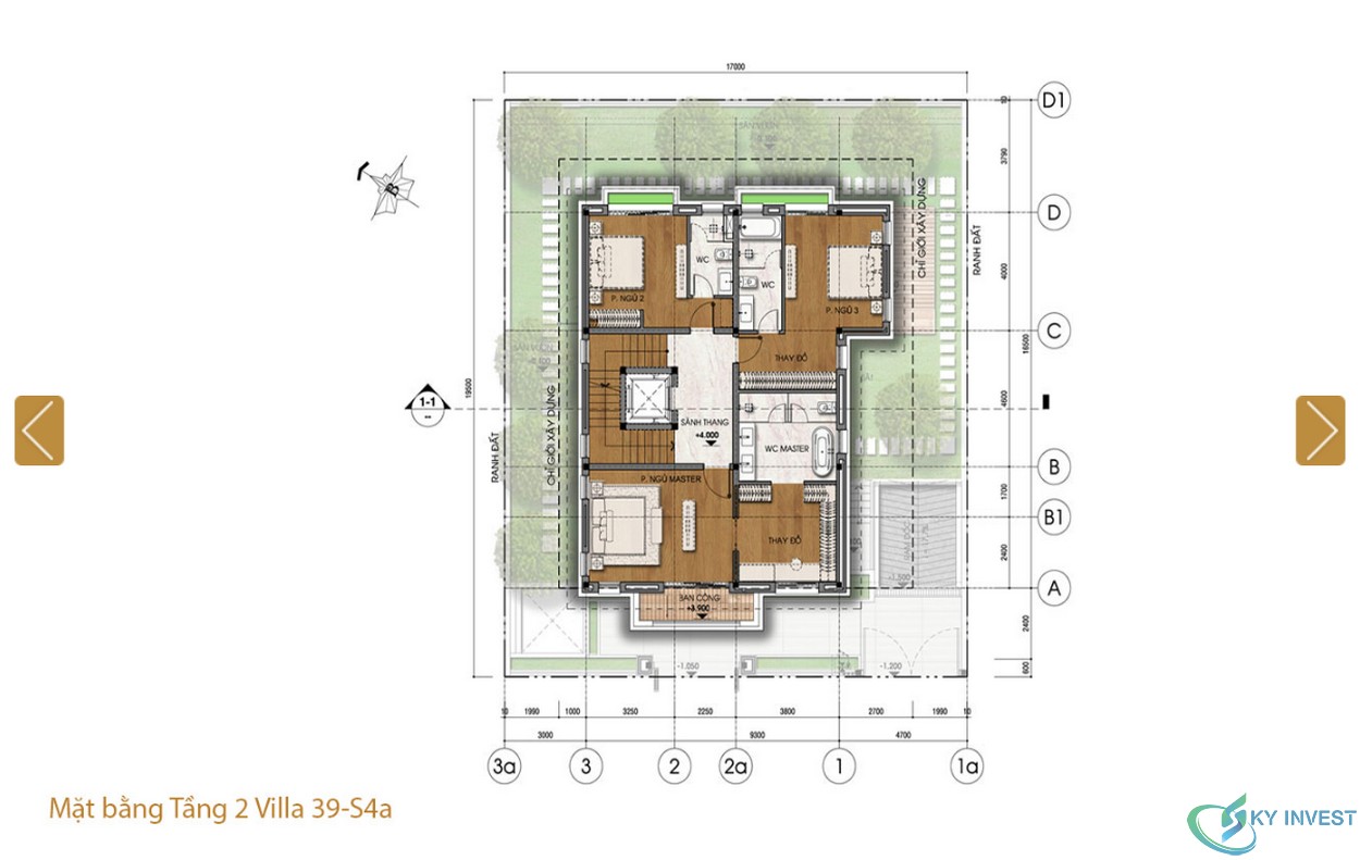 Biệt thự Sala Saroma Villa tiêu chuẩn 39 - S4a