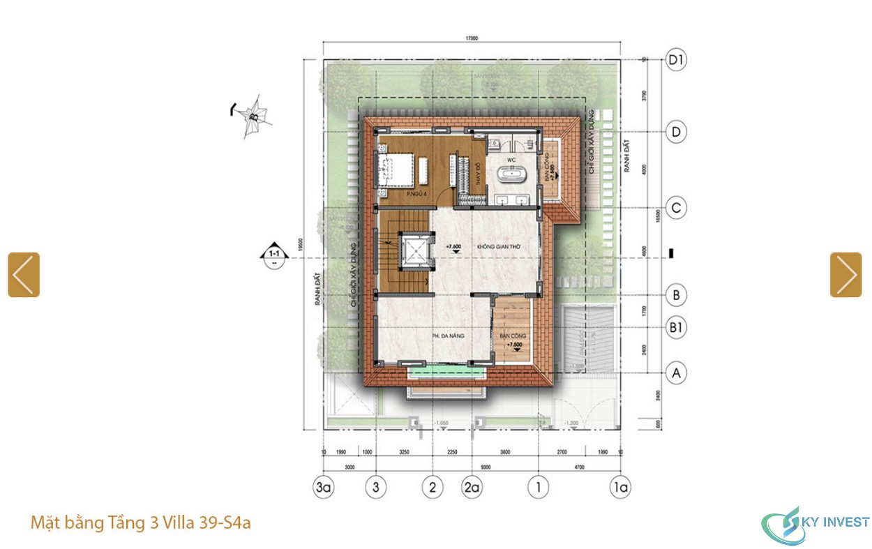 Biệt thự Sala Saroma Villa tiêu chuẩn 39 - S4a