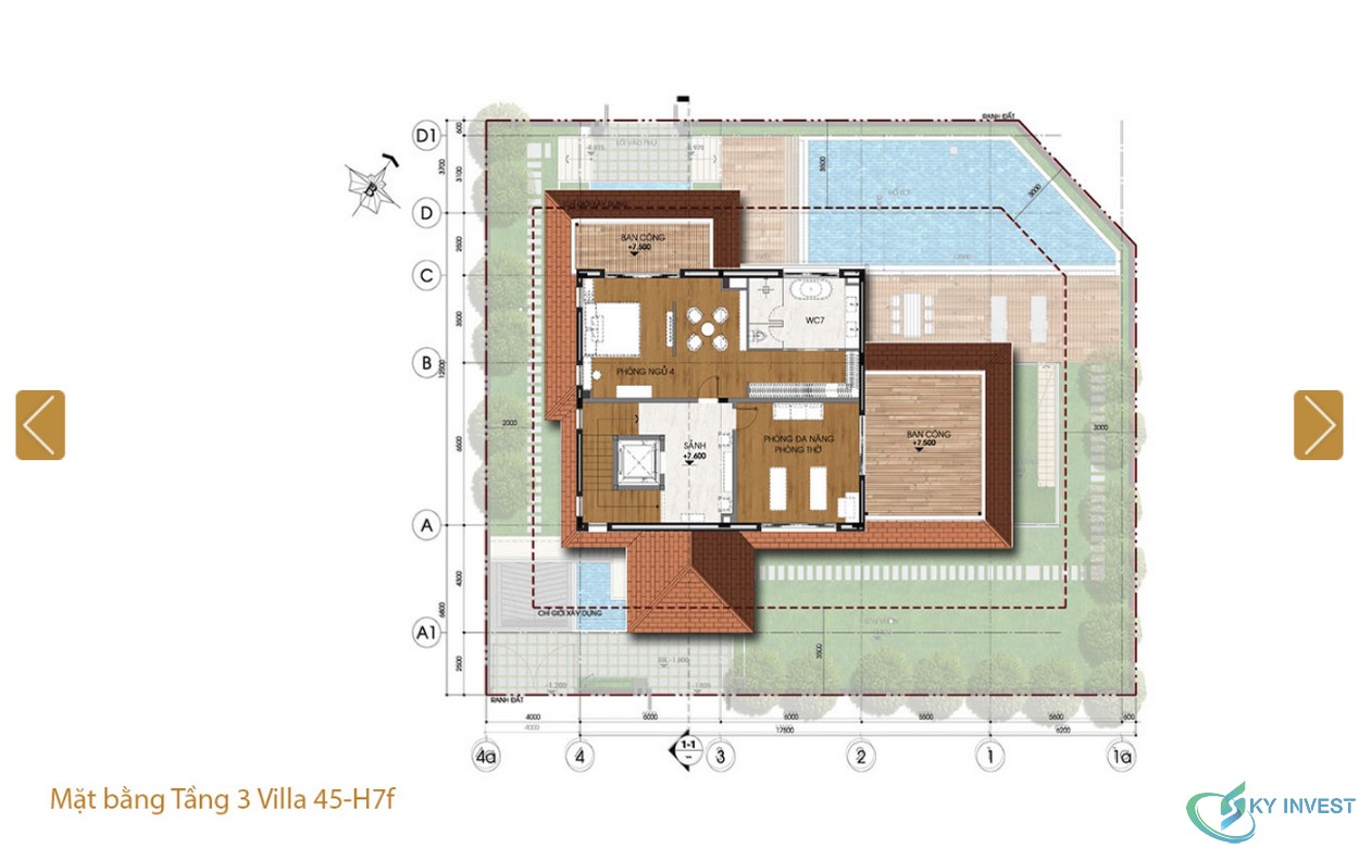 Biệt thự Sala Saroma Villa cao cấp 45 - H7f