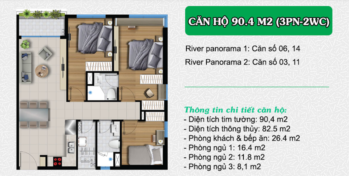 Thiết kế dự án căn hộ chung cư River Panorama Quận 7 Đường Hoàng Quốc Việt chủ đầu tư An Gia Investment liên hệ 0909509679