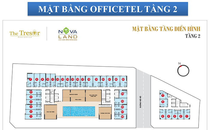 MB OFFICETEL TẦNG 2