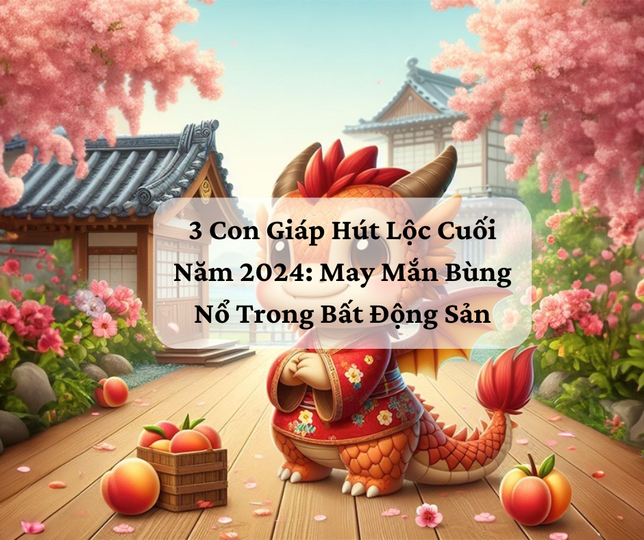 3 Con Giáp Hút Lộc Cuối Năm 2024: May Mắn Bùng Nổ Trong Bất Động Sản