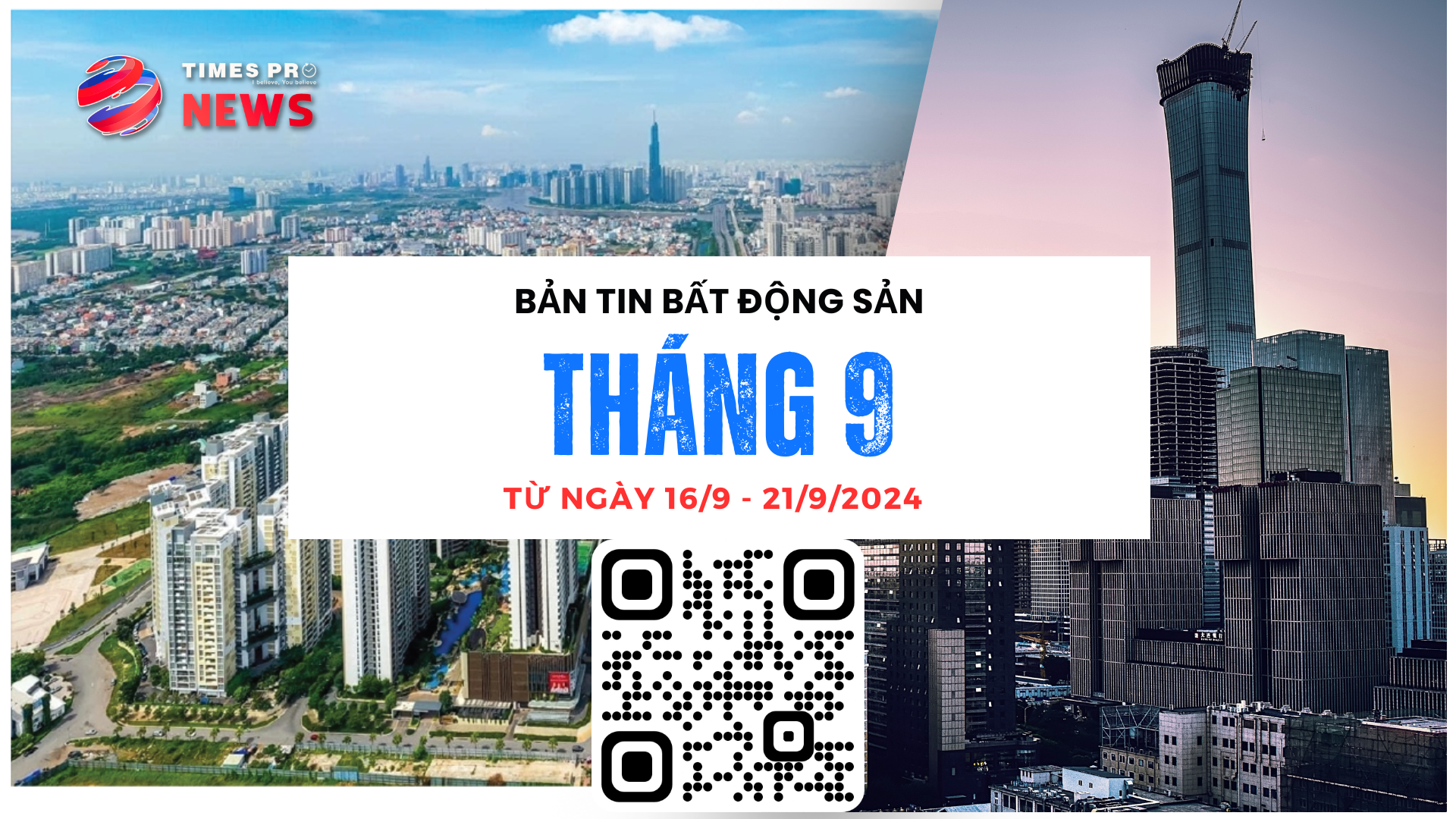 Tin tức bất động sản Times Pro tổng hợp từ 16/9 đến 21/9/2024