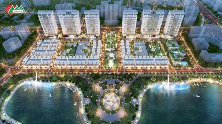 Bán căn hộ 2N, 3N - Khai Sơn city (KSC) - view sông, hồ - Long Biên 1,2tỷ là sở hữu - HTLS 24 tháng