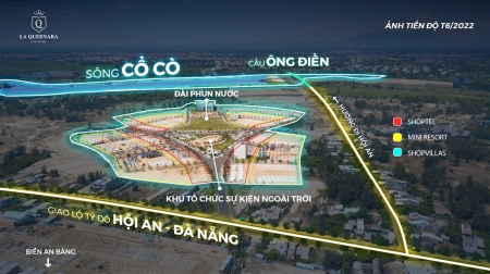 8.5 tỷ sở hữu 1 căn siêu vip View biển - đối diện trung tâm thương mại - La Queenara Hội An