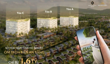 Bán căn hộ nghỉ dưỡng mặt biển Shantira Hội An - giá 1,7 tỷ full nội thất 5*