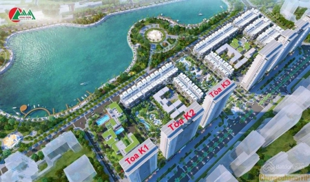 Căn hộ 3 PN 3 VS 3 logia (căn góc) rộng nhất dự án 120m2 - chung cư Khai Sơn City