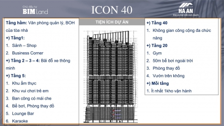 Dự án Icon40 suất đầu tư chỉ 1,3 tỷ sở hữu vĩnh viễn