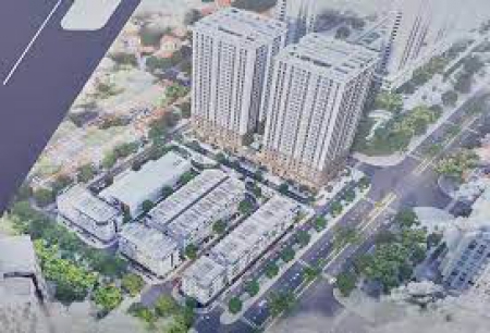 Ngoại giao căn góc 2PN rộng 78m2 tầng 18 ban công đông nam view hồ tại The Charm An Hưng