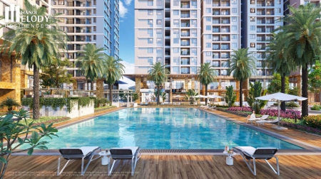 Bán căn 3PN 100 m2 giá tốt nhất dự án 2,8 tỷ - tầng trung view bể bơi - cực đẹp - hỗ trợ vay